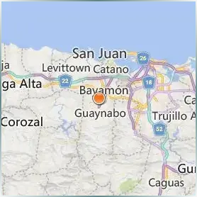 Caribbean University Bayamon Location Map
