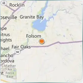 Folsom Lake College Location Map