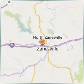 Zane State College Location Map Zane State College Location Map